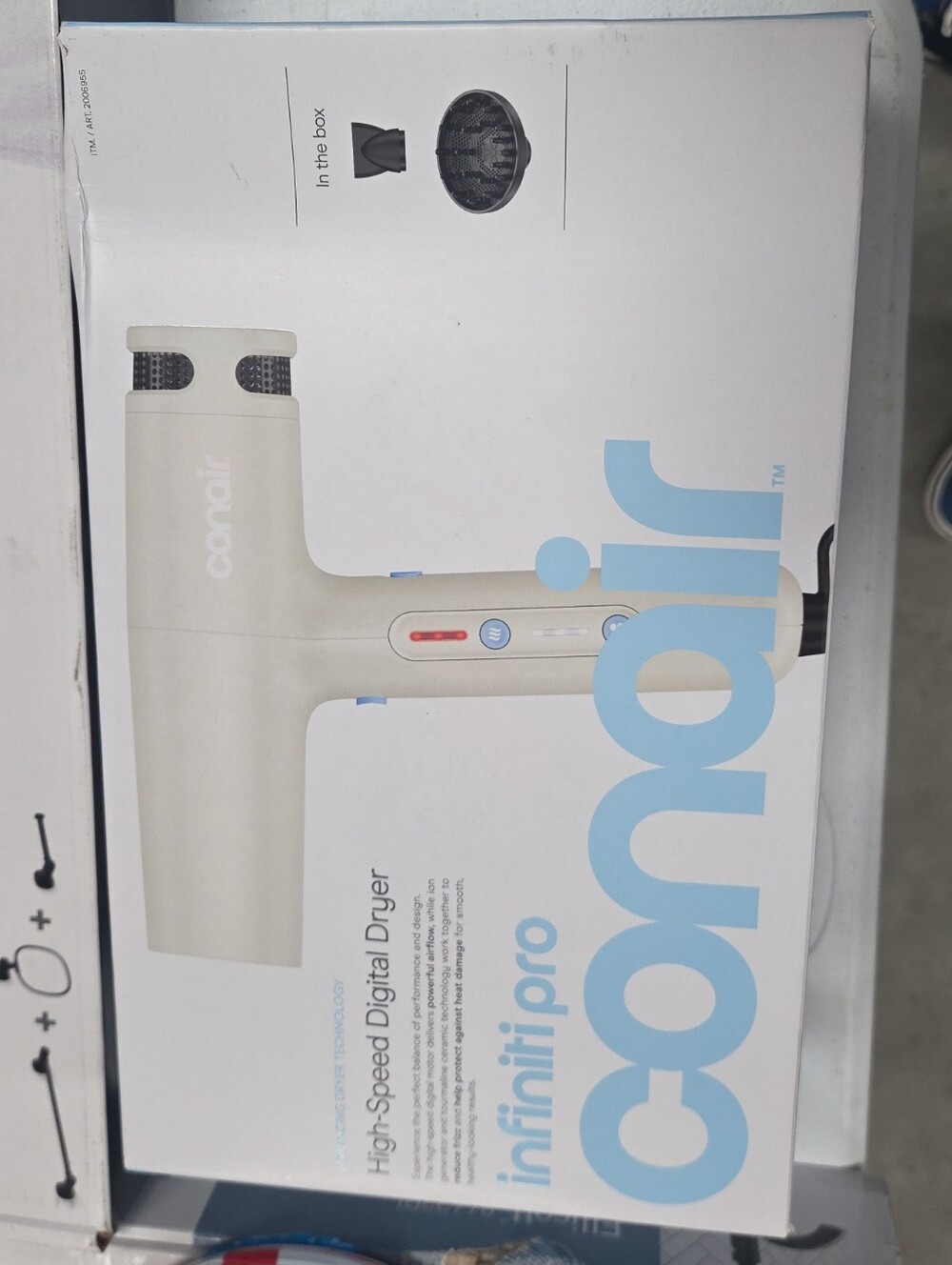 Conair InfinitiPro High-Speed Digital Dryer — Cream